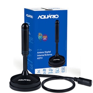 Antena Digital Interna 4 Em 1 Hdtv Vhf Uhf Fm DTV-100 Aquário em Oferta na Shopee