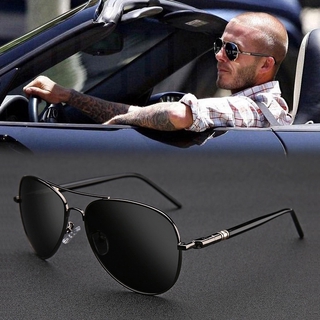 Óculos De Sol Masculinos Polarizados De Aviador Proteção Uv400