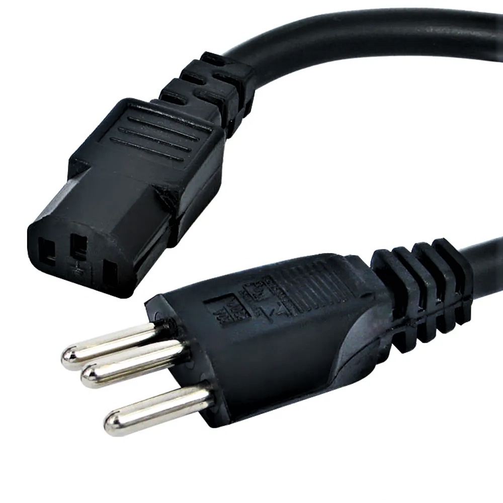 Cabo de força 3 x 0,75mm plugue 10 amperes iec c13 1,50 metros em Oferta na Shopee