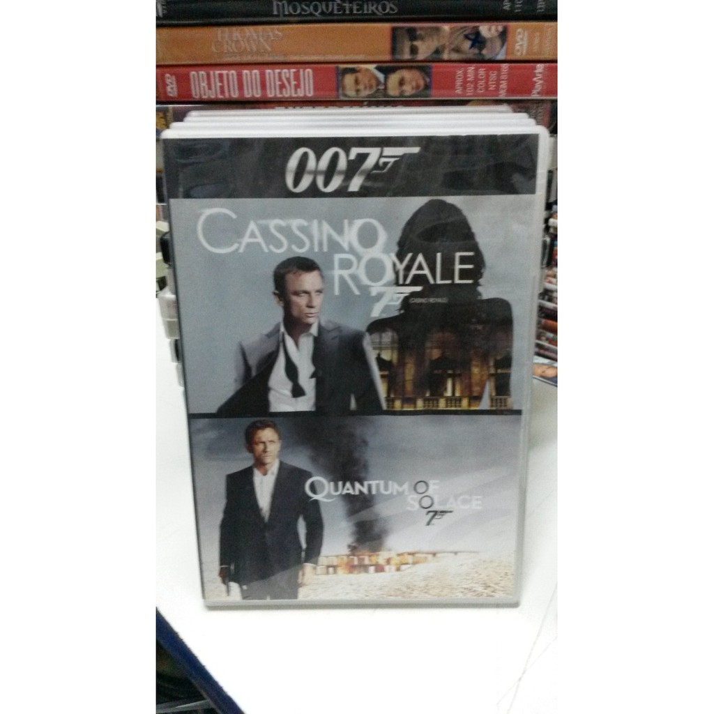 Dvd Original Do Filme 007 Cassino Royale E Quantum Of Solace