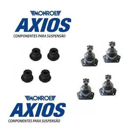 Kit 04 Buchas Axios Balança Bandeja 04 Pivôs - S10 Blazer