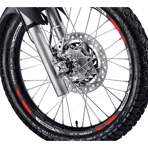 Friso Adesivo Refletivo D8 Roda Moto Yamaha Xt660 Xt 660