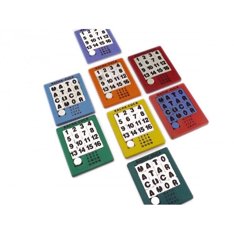 Kit com 4 Racha Cuca - Jogo Quebra Cabeça Números | Shopee Brasil