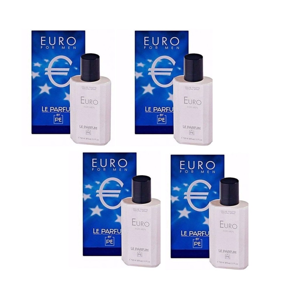 KIT COM 4 EURO MASCULINO 100ML