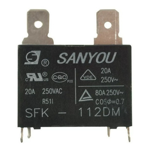 Kit 50 Peças Rele Sfk-112dm 20a 250vac Para Ar Condicionado