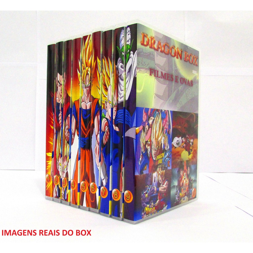 Box Blu-ray Dragon Ball - Todas as Sagas + Filmes + Ovas + Especiais e  Extras - Escorrega o Preço