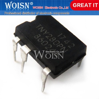 10 PCS TNY280PN TNY280P TNY280P TNY280 DIP-7 Novo original Em Estoque