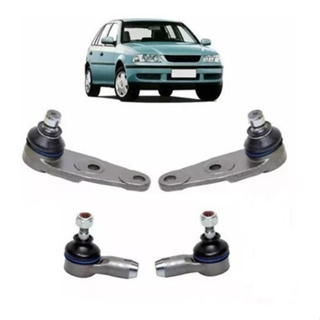 Kit Pivô Terminal Direção Gol G3 G4 Direcao Hidraulica em Oferta na Shopee