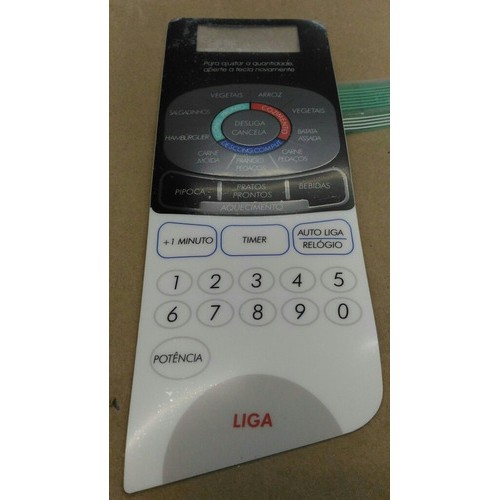 Membrana Teclado  Forno Microondas Sharp Rb 3s16 RB3S16