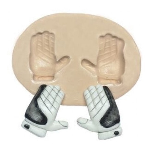 Molde De Silicone Luva De Goleiro Para Decorar Futebol