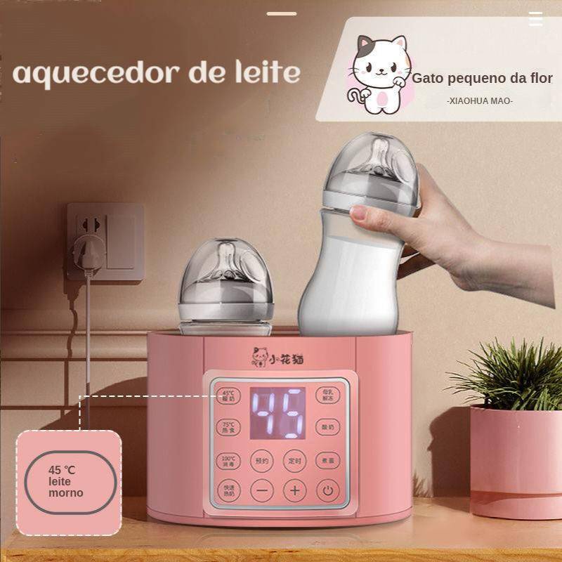 Esterilizador De Mamadeira/Aquecedor De Leite Infantil Multifuncional Dois Em One