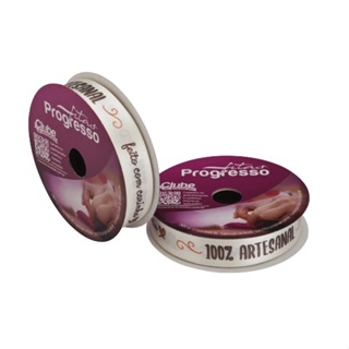 Fita de Cetim 100% Artesanal  - Feito com Carinho  Cor  097 - 15mm - 01 unidade - 10 metros - Progrsso - Kafe Embalagens em Oferta na Shopee
