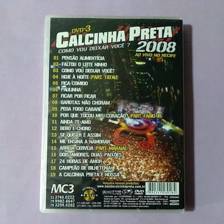 Dvd Calcinha Preta Volume 3 Ao Vivo Em Recife Shopee Brasil