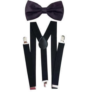 Kit Suspensório + Gravata Borboleta Infantil Pajem Kids em Oferta na Shopee