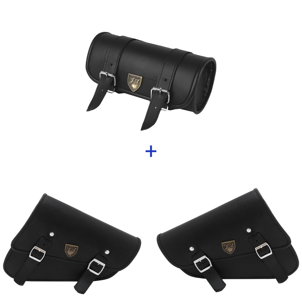 Kit Alforge Frontal Porta Ferramentas + Par Alforge de balança 883 Couro sintético