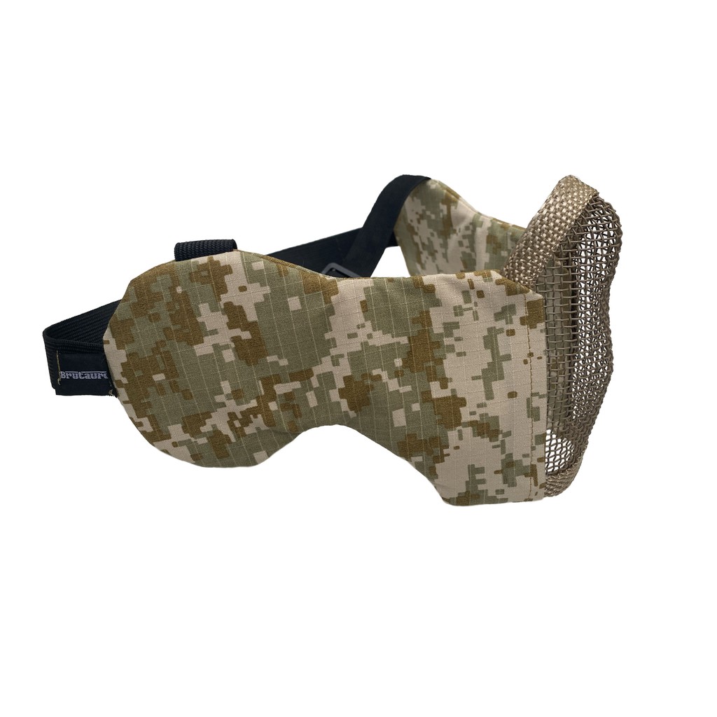 Mascara De Airsoft Com Proteção De Orelha Acu Camo Digital