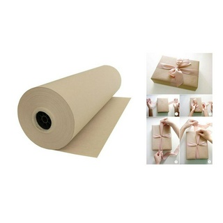 Papel Kraft Sedoso Pardo Para Artesanato e Enfeites 2kg 60cm