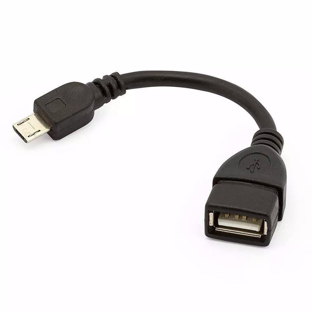 Cabo Adaptador Usb Otg Pendrive P/ Celular Tablet