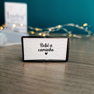 Monóculo Revelação Gravidez - Bebê a Caminho - Lembrancinha pronta entrega em Oferta na Shopee