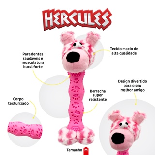 Pelúcia Soft Cachorro Salsicha Rosa para Cães - Hercules em Oferta na Shopee