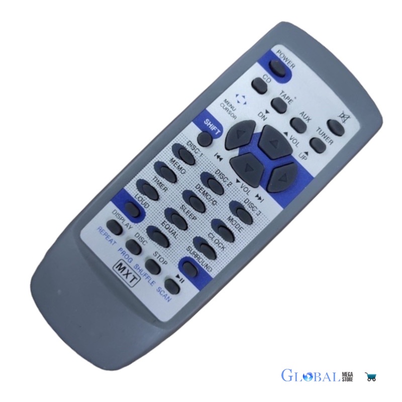 CONTROLE REMOTO SOM CCE AUDIO SYSTEM Md-3300