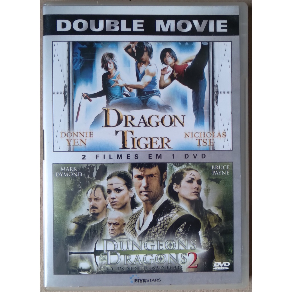 DVD Double Movie Dragon Tiger/ Dungeons & Dragons 2