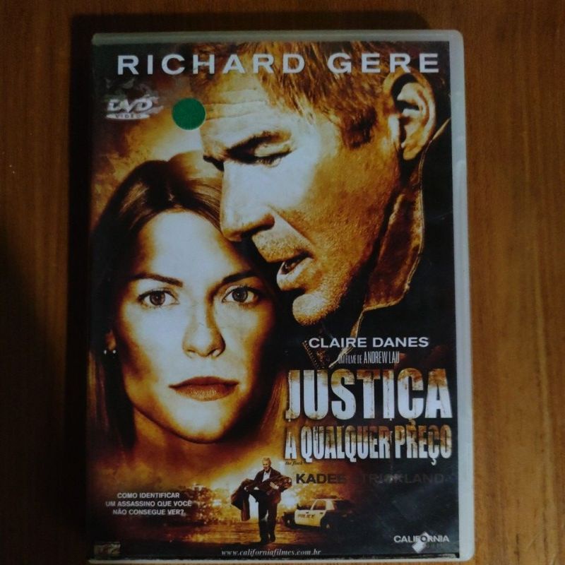 DVD Original Justiça A Qualquer Preço Richard Gere