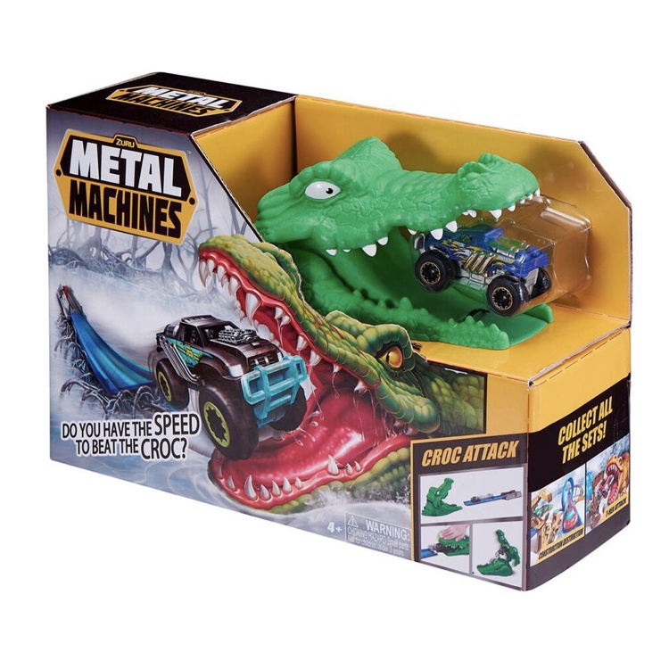 Pista metal machine Croc Attack