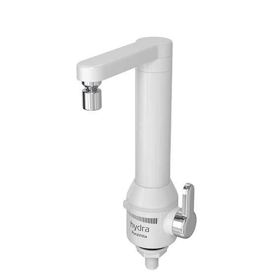 Torneira Eletronica Hydra Puravitta Bancada - Branca  127V | 5500W - TBPV.E.551BR