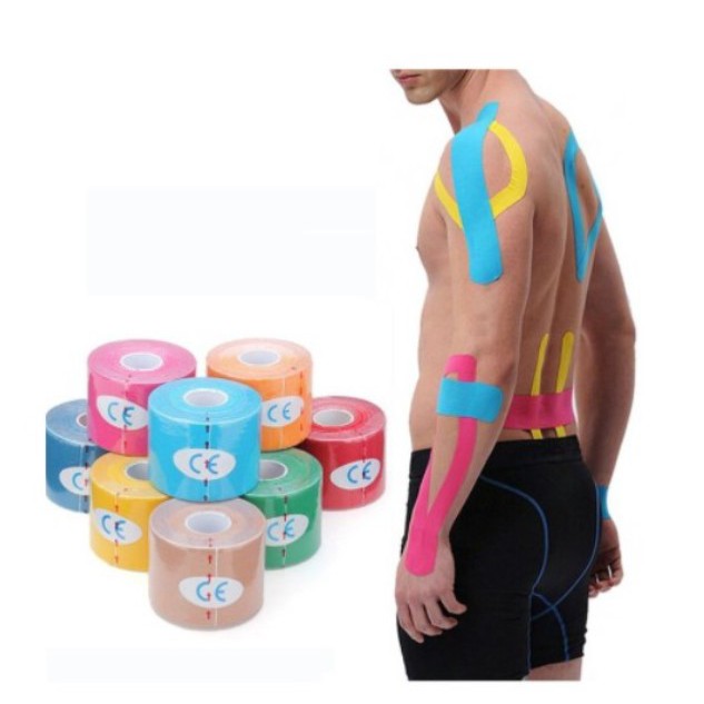 Fita Kinesio Tape Bandagem Funcional Elástica Adesiva Sports 5 Metros Promoção