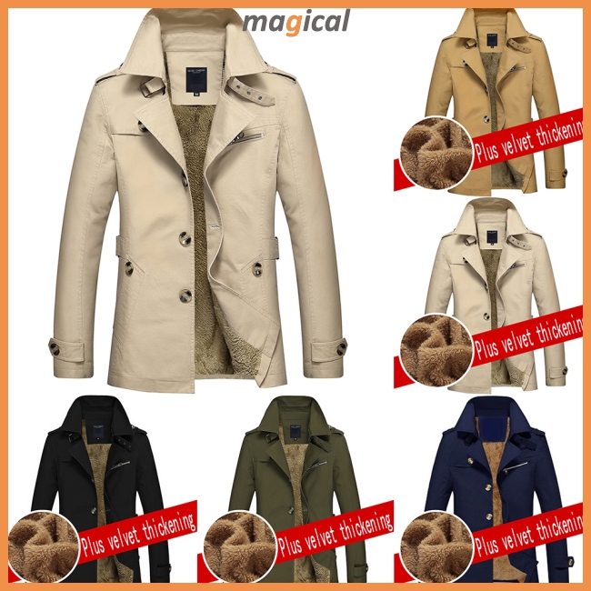 sobretudo de veludo masculino