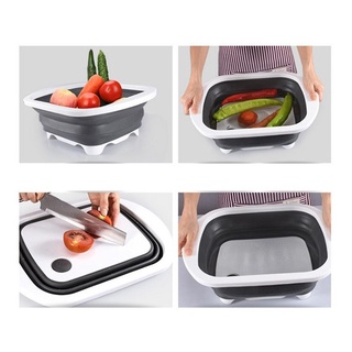 Tábua De Corte Carne Legumes Multifuncional Dobrável 3 Em 1 - Tábua Master Chef
