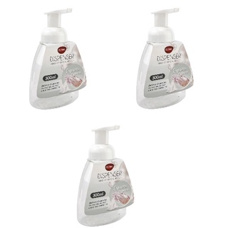 OFERTA KIT 3 Porta Sabonete Dispenser Saboneteira Líquido Com Sistema de  Bomba De Espuma 300ml CLINK