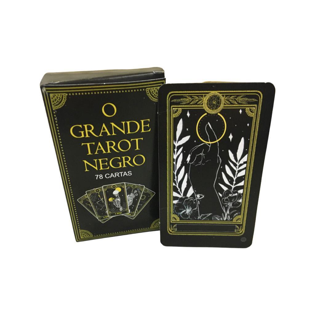 O Tarot Negro 78 Cartas E Livro Explicativo - Baralhos / Cartas / Taro / Marselha