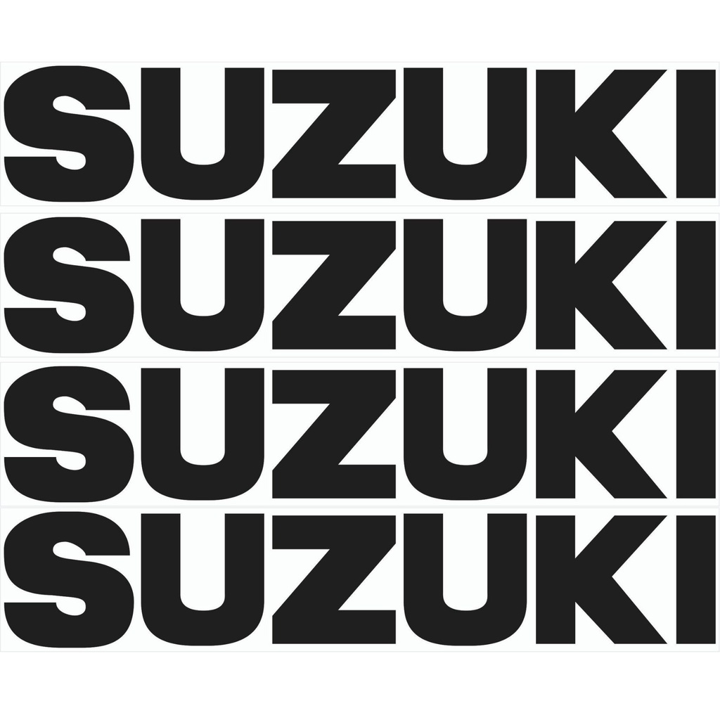 4 Adesivos Suzuki para Roda ou balança de moto Suzuki