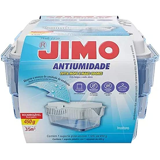 Jimo Anti Umidade Aparelho + Refil 200g Antiumidade Original