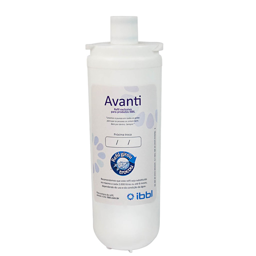 Refil Ibbl para Purificador Avanti Girou Trocou