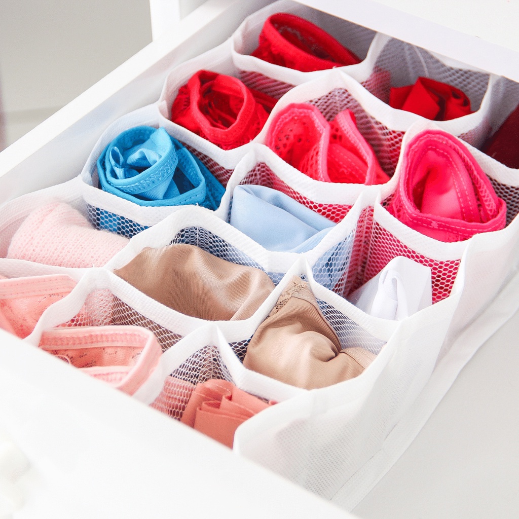 18 nichos para organizar calcinhas e meias