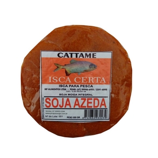 Massa Pronta Pesca Cattame 500g Soja Missô Goiaba Caranguejo Bocaiúva Jenipapo Moranguinha Queijo