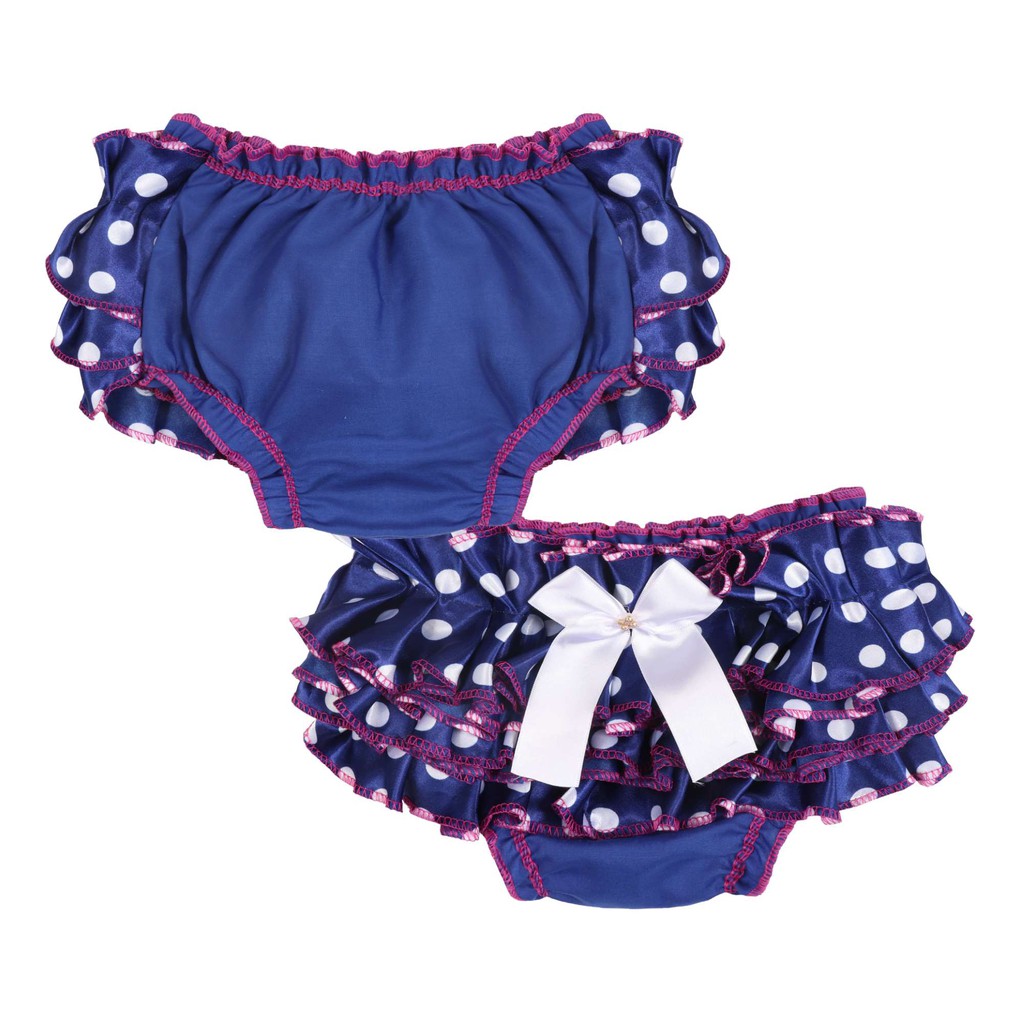 Calcinha infantil cobre fralda babado menina super confortável 100% poliéster estampas variadas