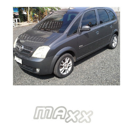 Adesivo Maxx Prata Resinado Meriva/corsa Hatch/sedan/vhc