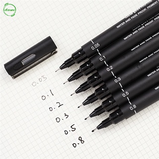 CF 1pc Caneta De Desenho De Pino Uni Linha Fina 005 01 02 03 05 08 Agulha
