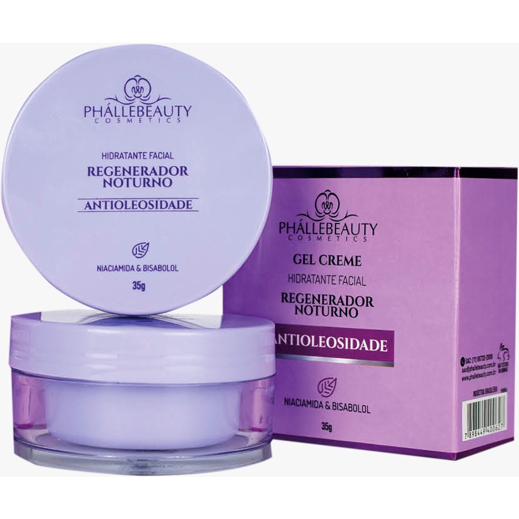 Hidratante Facial Regenerador Noturno PhálleBeauty