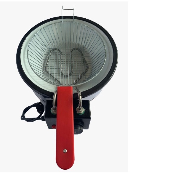 Tacho elétrico esmaltado 3,5 litros c/ protetor de cesto 110v