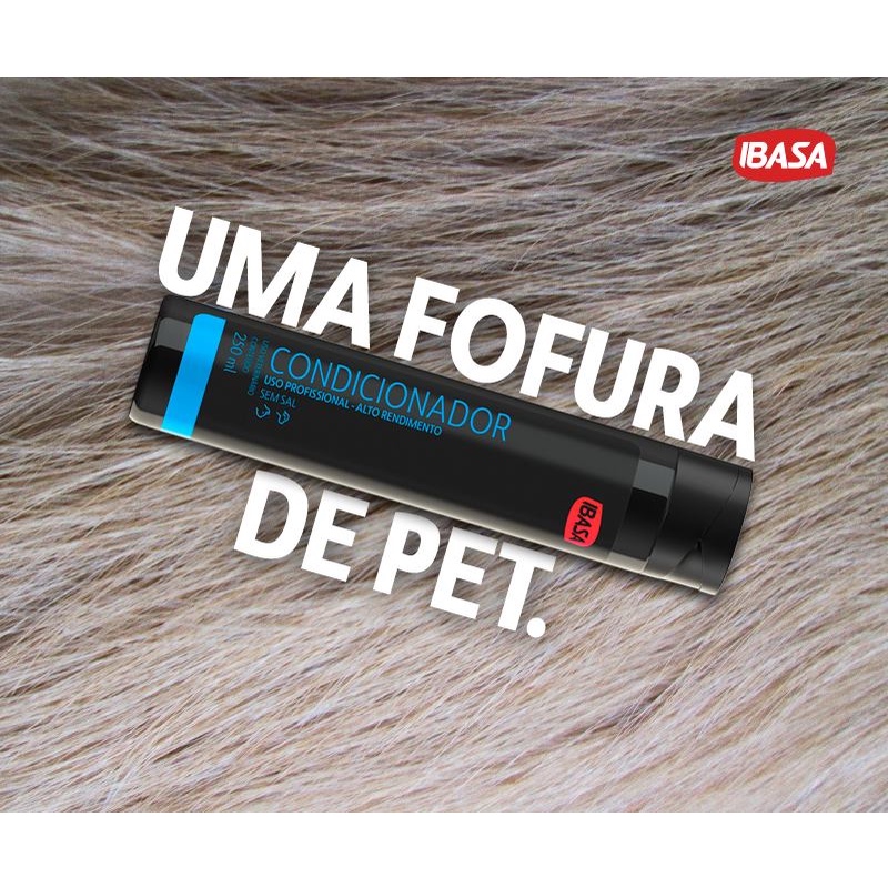 Kit 2 Condicionador Ibasa 250ml Cães E Gatos- Envio Imediato