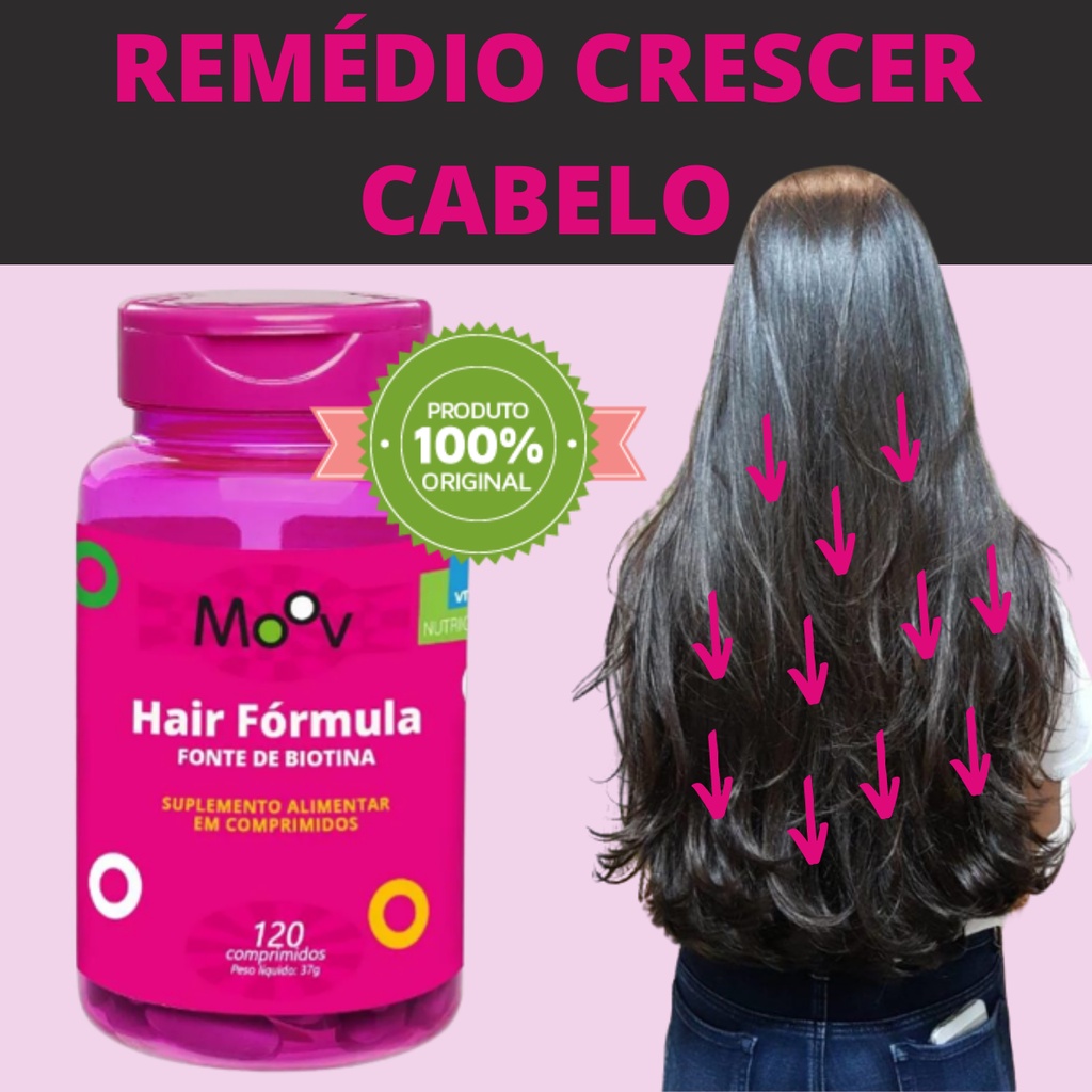Remédio Para Crescimento De Cabelos E Unhas Hair Formula 120 ...