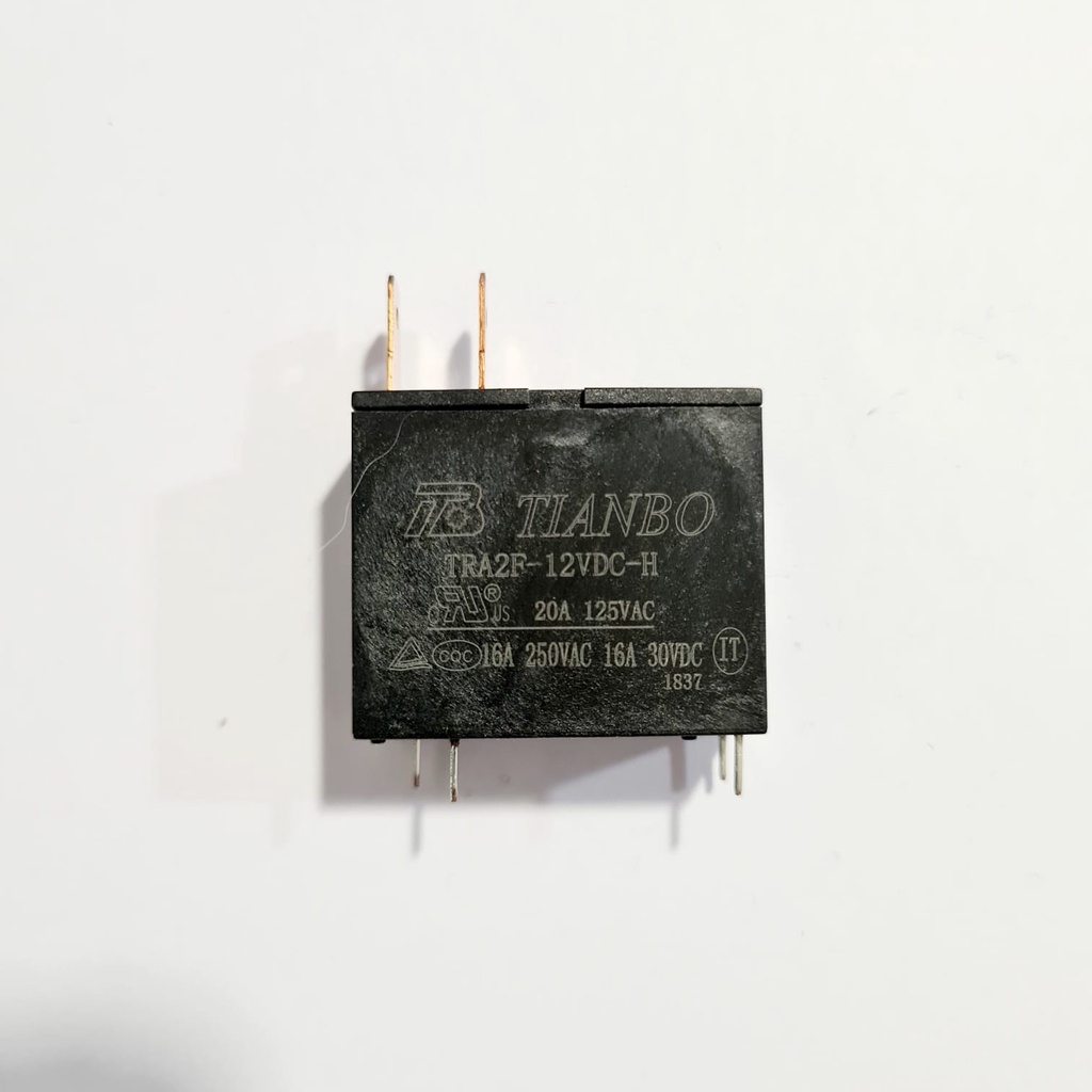 Rele 12V - Microondas TRA2F 12VDC H 20A125V 16A250V 16A30VDC 6TERMINAIS 93.10.022