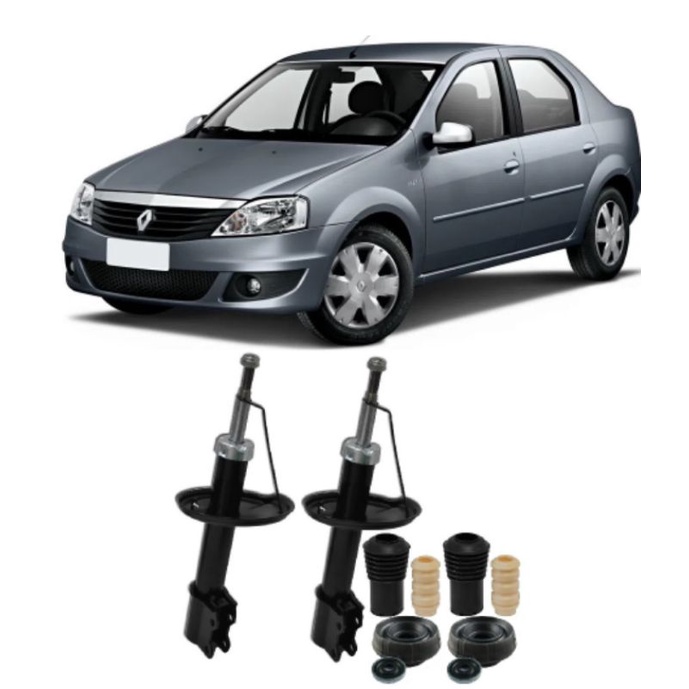 amortecedor dianteiro original Sandero Logan +( Coifas+coxim+batente com rolamento novo)2008/2009/2010/2011/2012