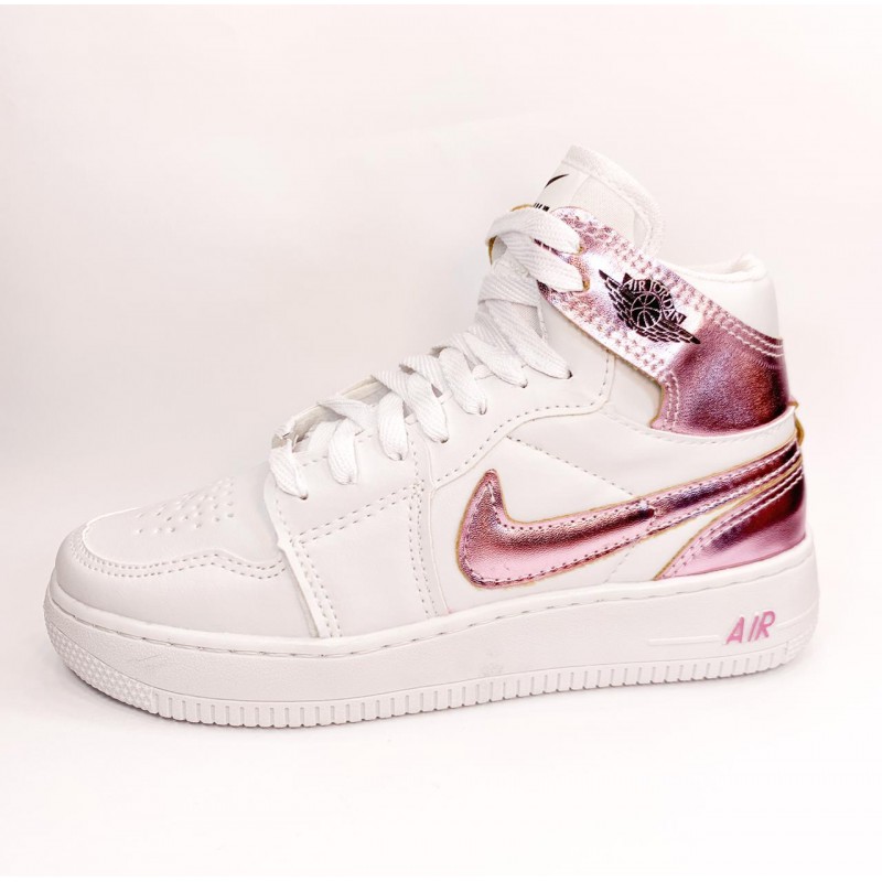 tenis nike rosa botinha