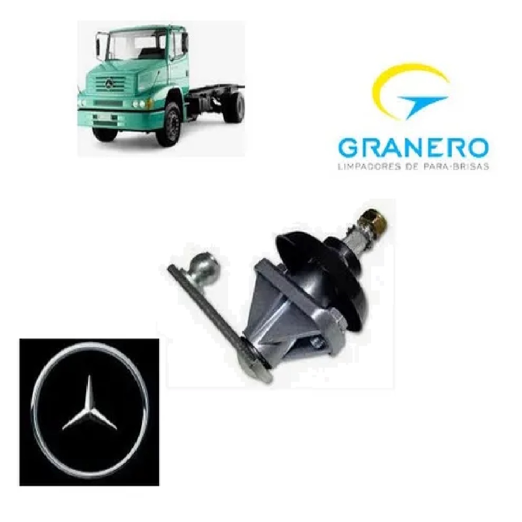 Pivo Limpador Mb Serie L Apos 98 Motor Lado Direito / 307d